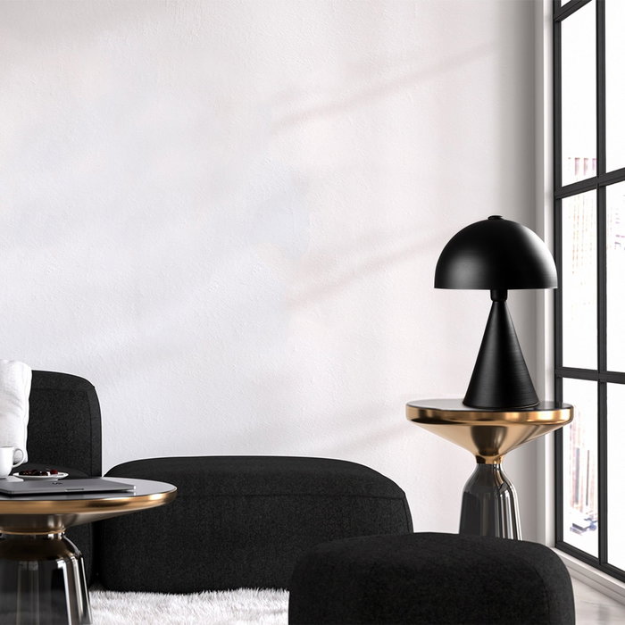 Opviq Dodo - 5051 Lámpara de mesa Negra